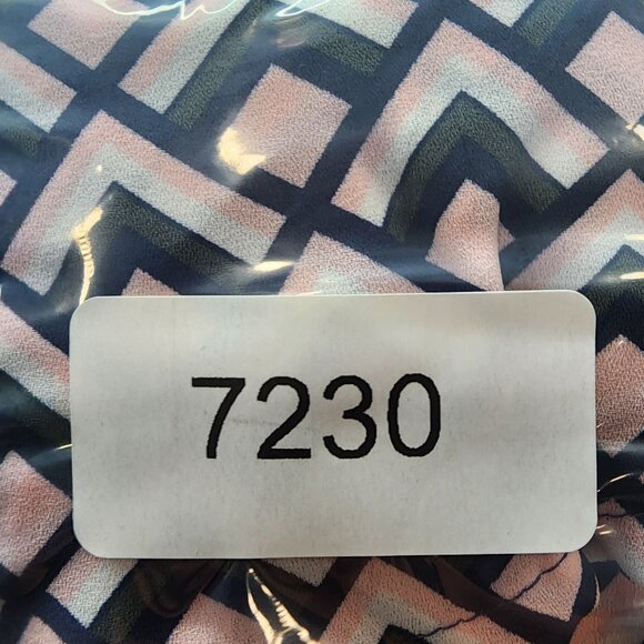 Womens Ann Taylor LOFT Geometric Print Blouse Top Button Up Polyester Size S - Picture 8 of 8